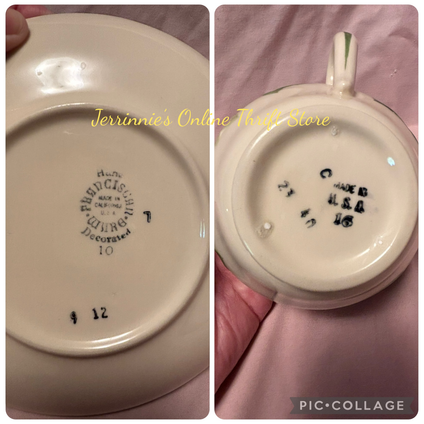 Franciscan Ivy Teacup and Saucer