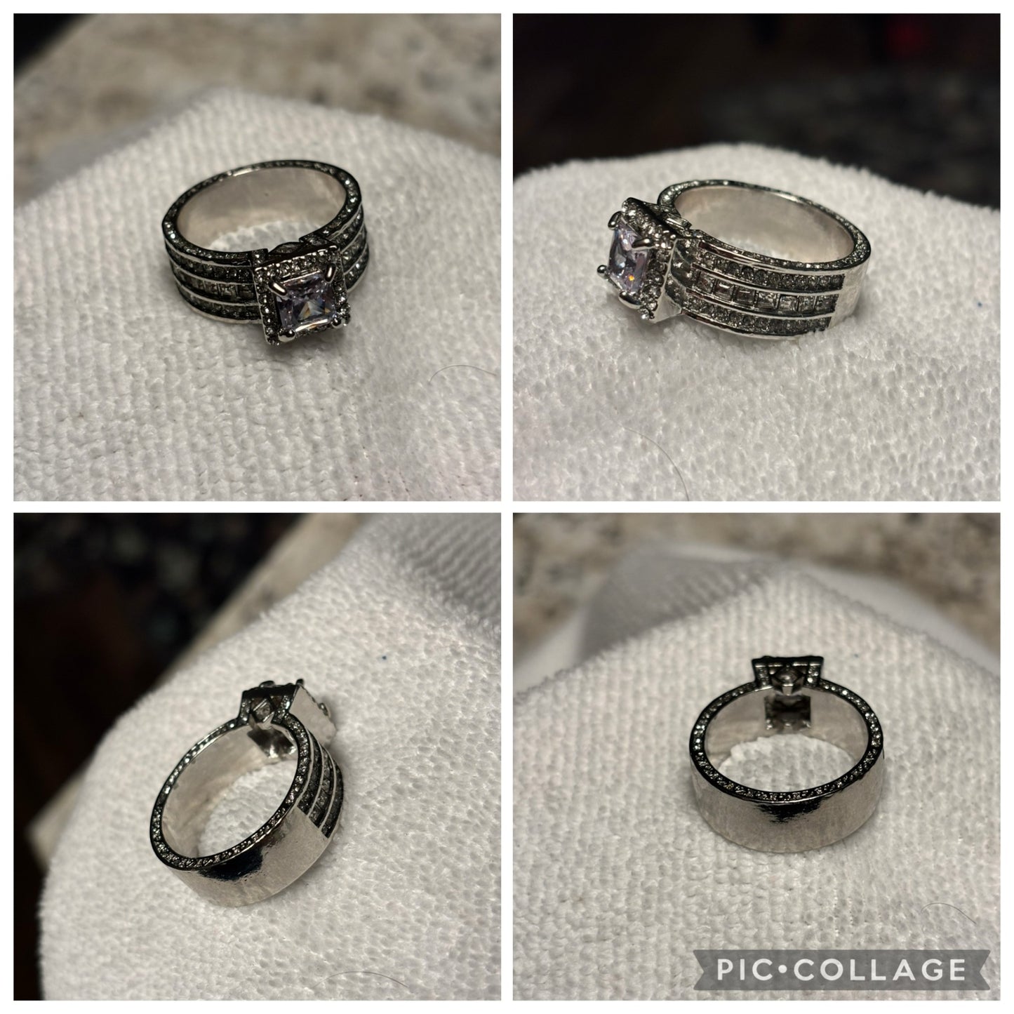 Wedding Ring Silver Plated