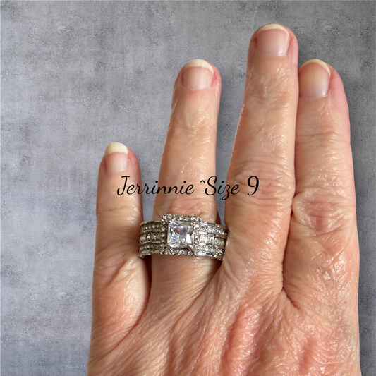 Wedding Ring Silver Plated