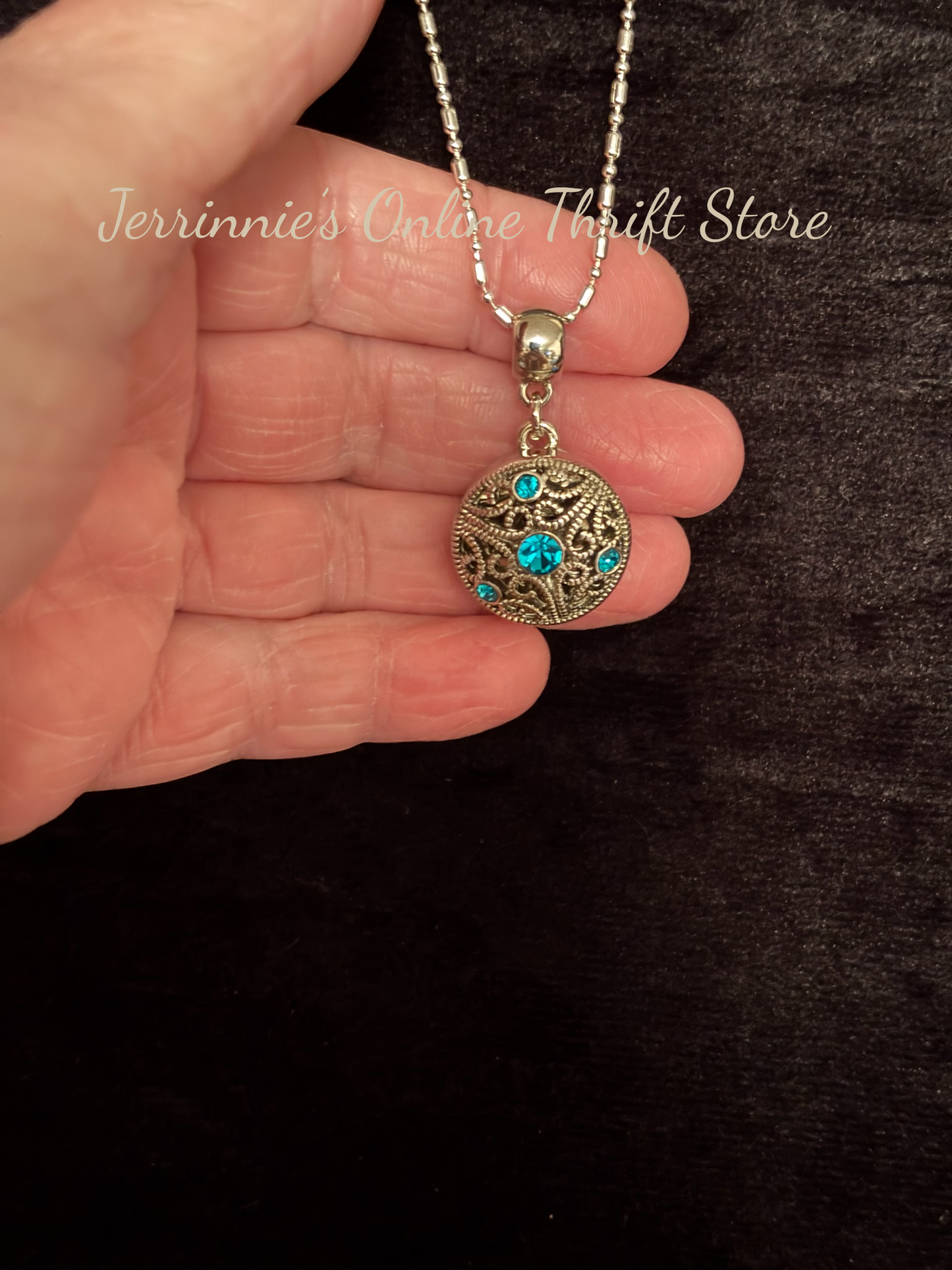 Snap Jewelry Pendant and Necklace Set-A