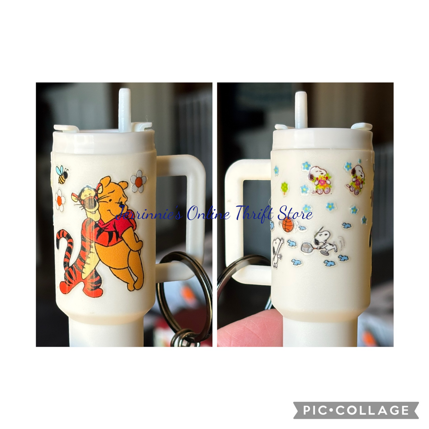 Winnie the Pooh & Friends Handmade Mini Tumbler Keychain