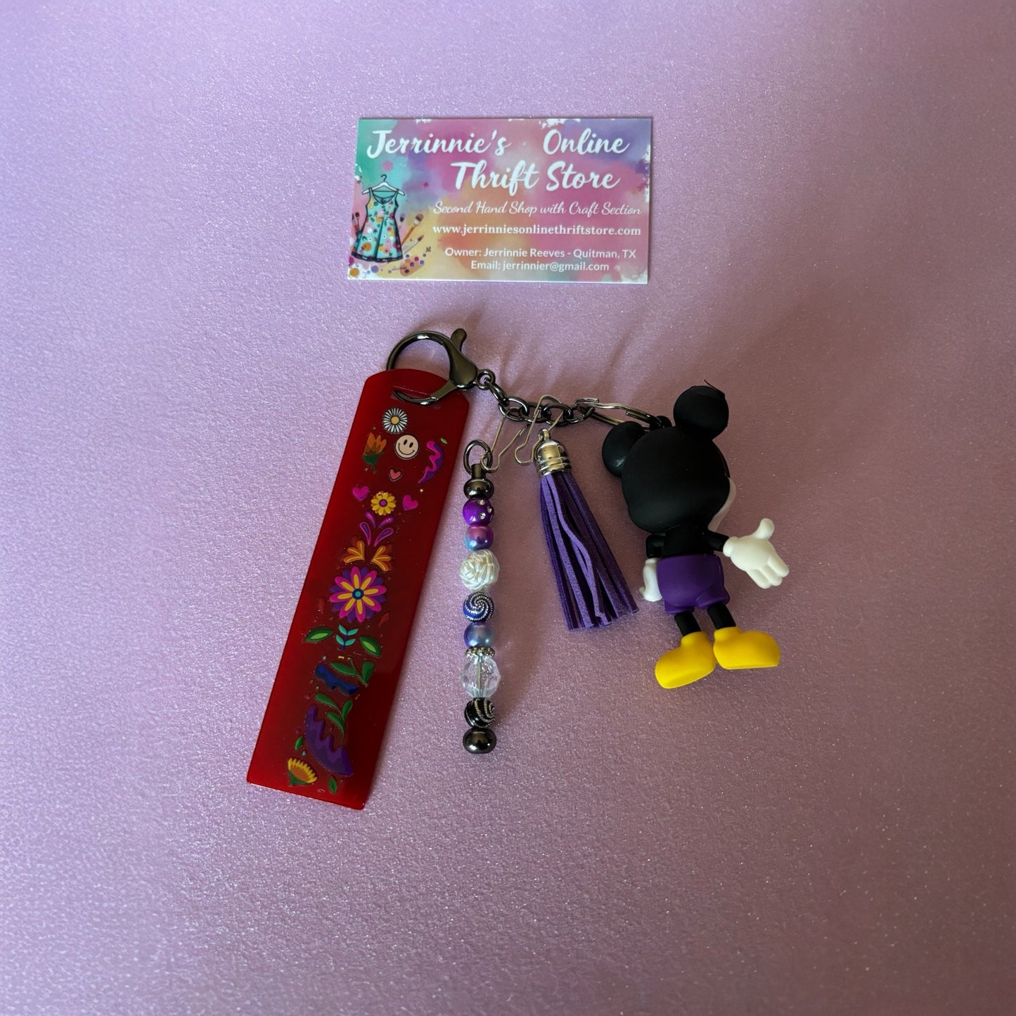 Mickey Mouse Handmade Mini Tumbler Keychain