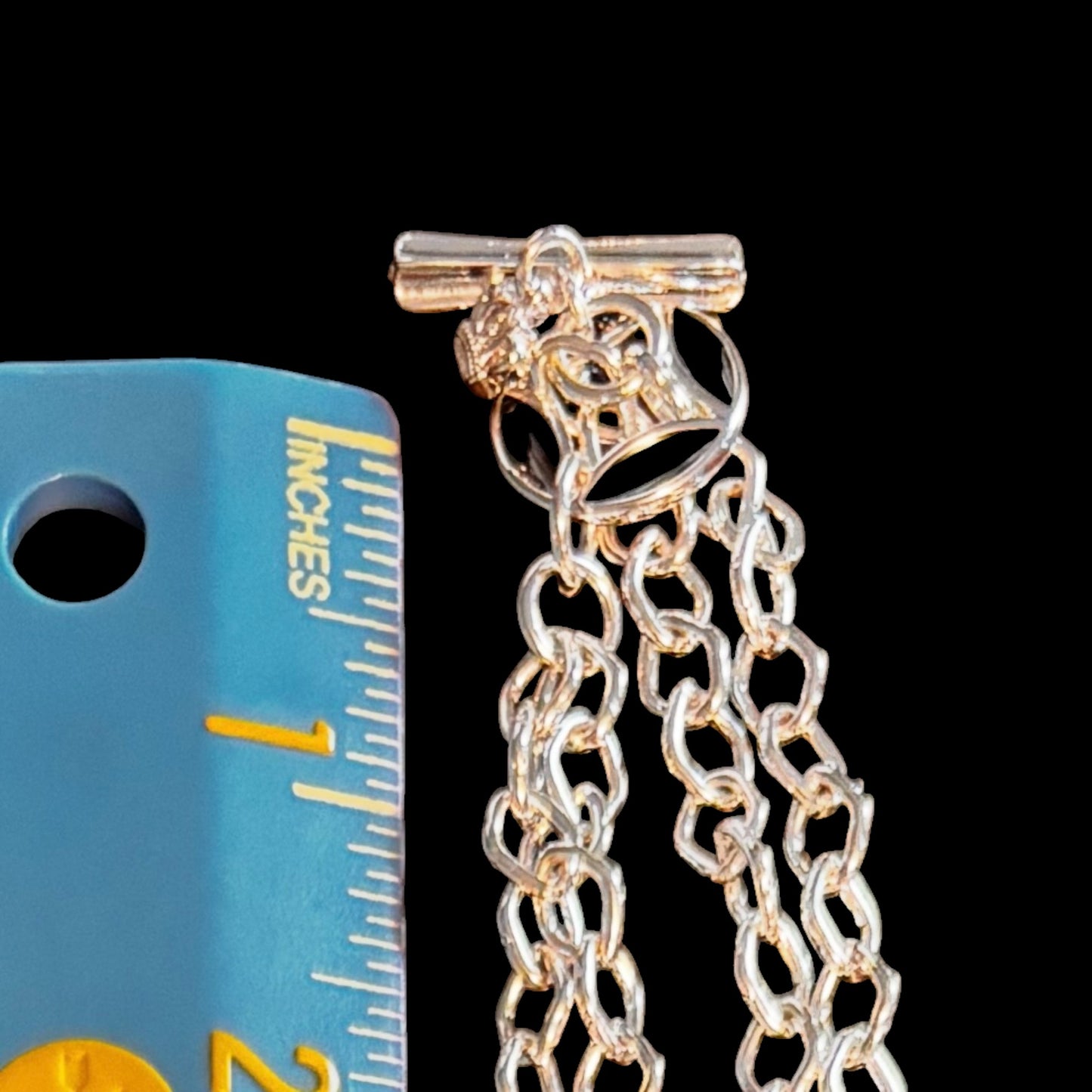 Double stranded Necklace and Reversible Pendant Earring Set