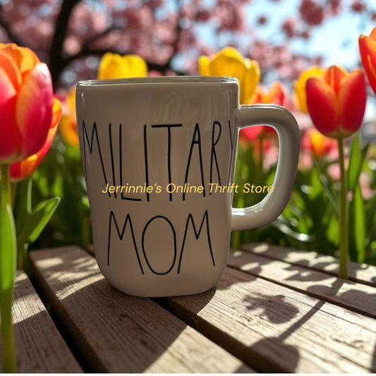 Rae Dunn "Military Mom" Mug