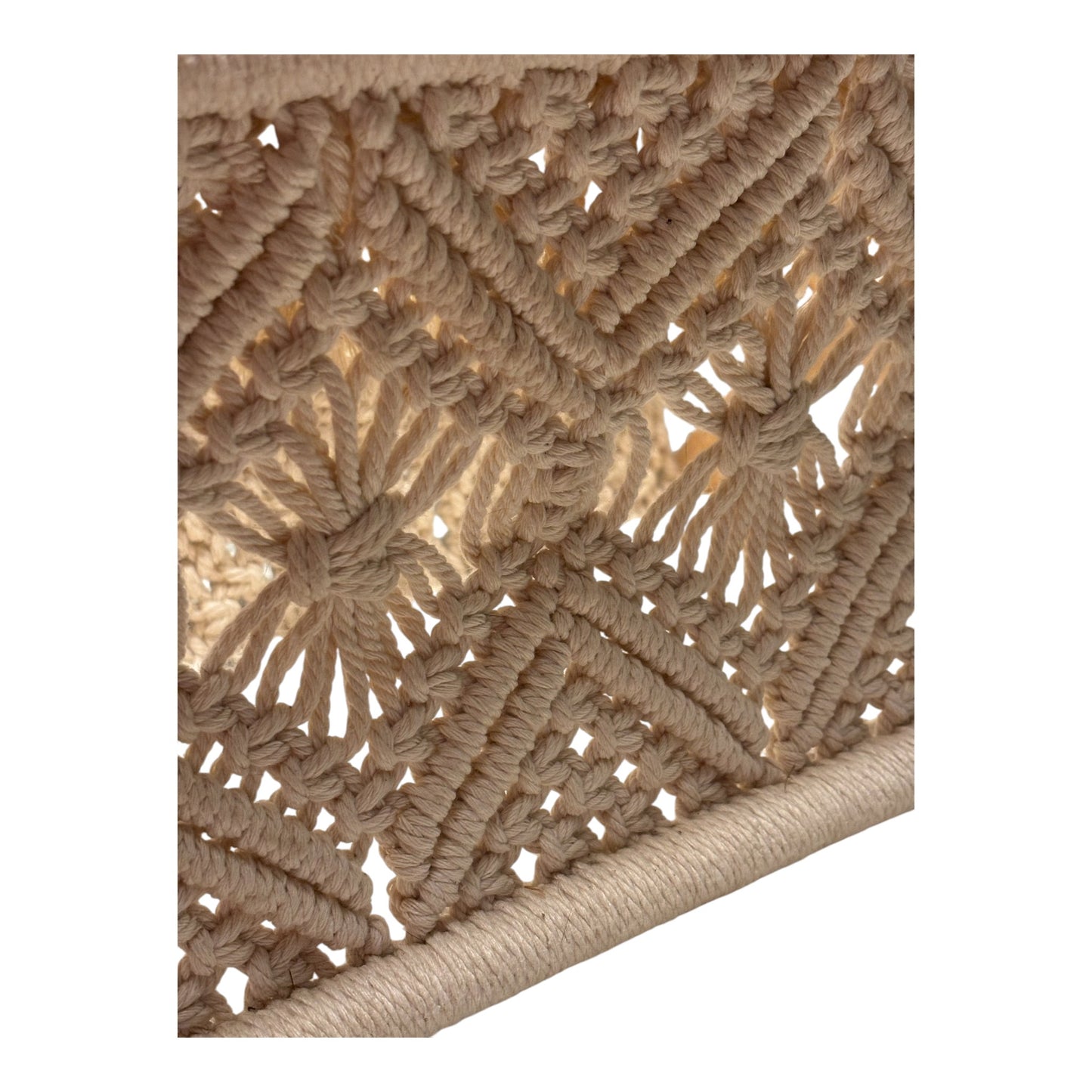 Mkono Macrame Magazine Rack and Two Mirror's