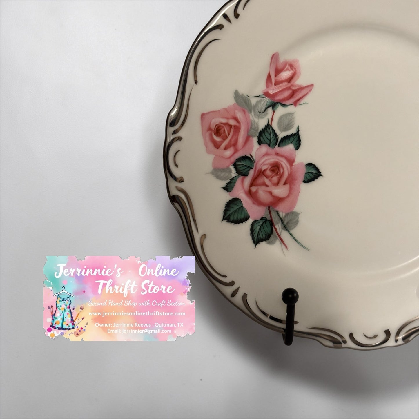 Vintage Hertel Jacob Bavaria Dresden Salad Plate