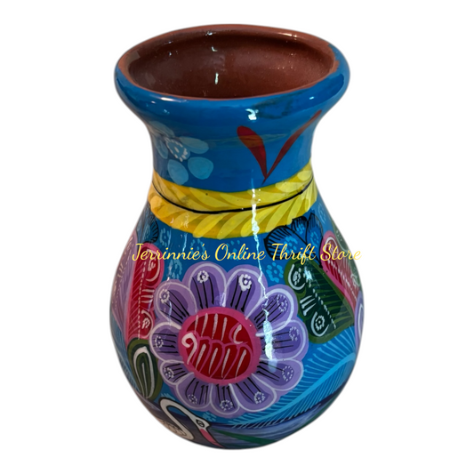Cozumel Mexican Pottery Vase