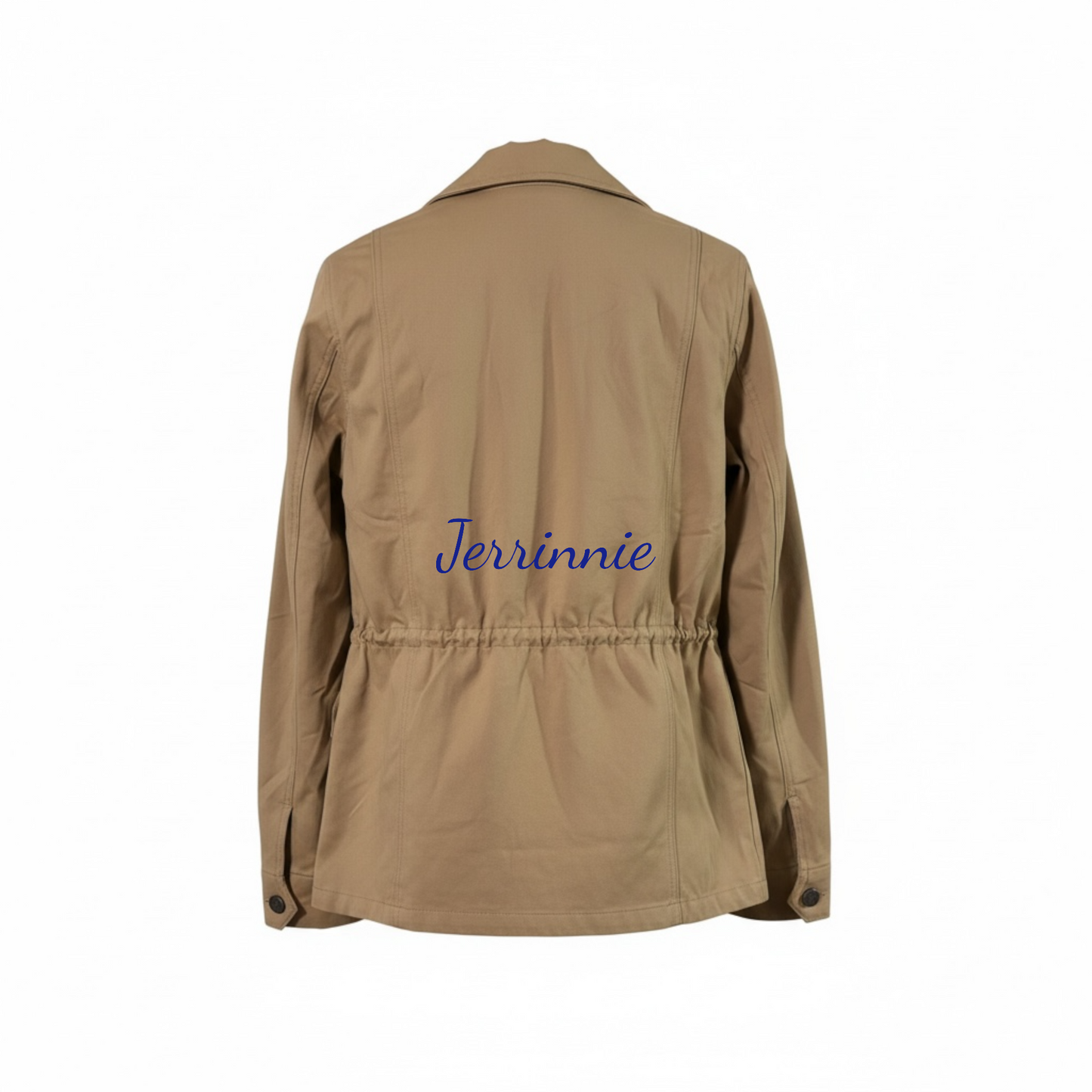High Neck Jacket Light Khaki XS - New Women's Outerwear