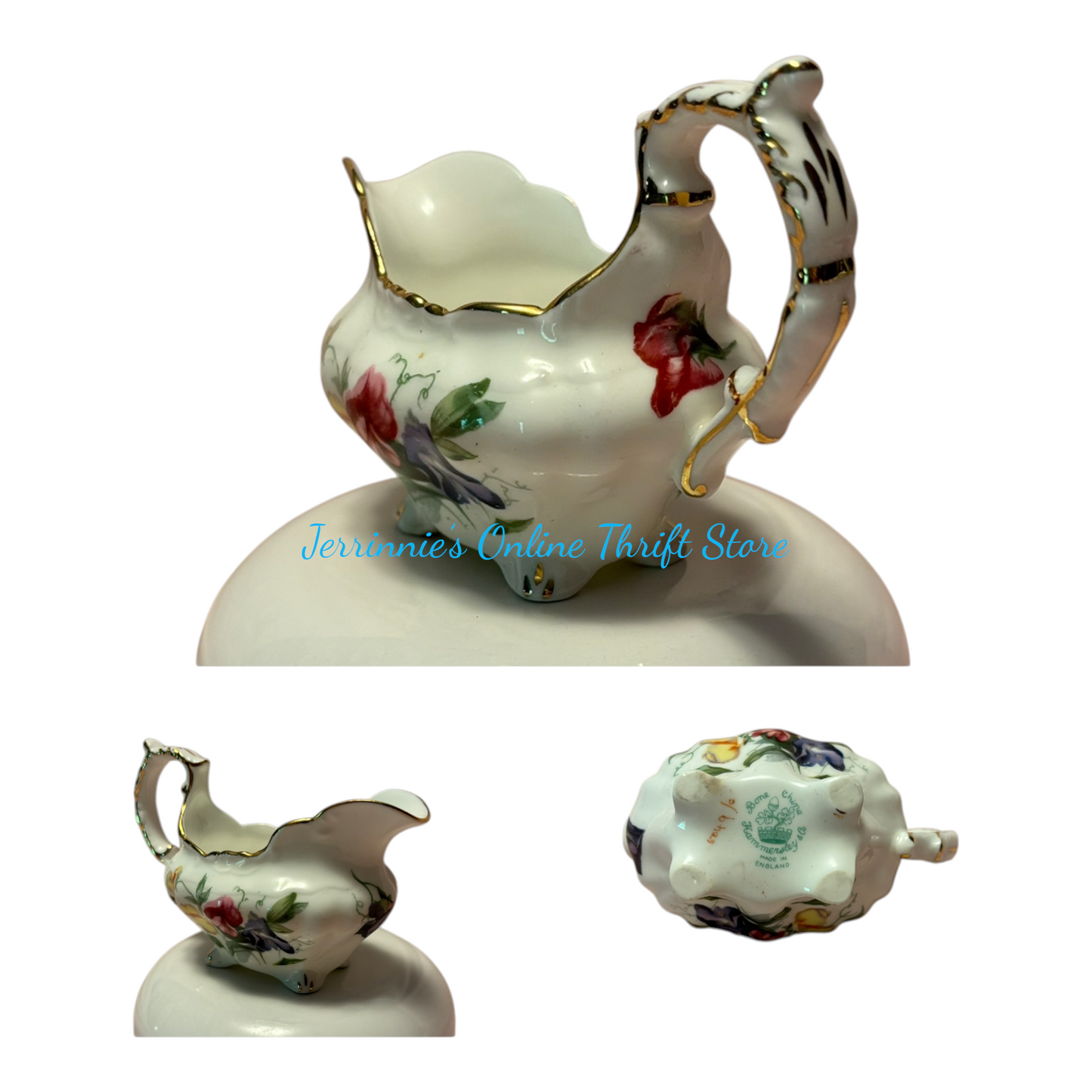 Hammersley Bone China Floral Creamer