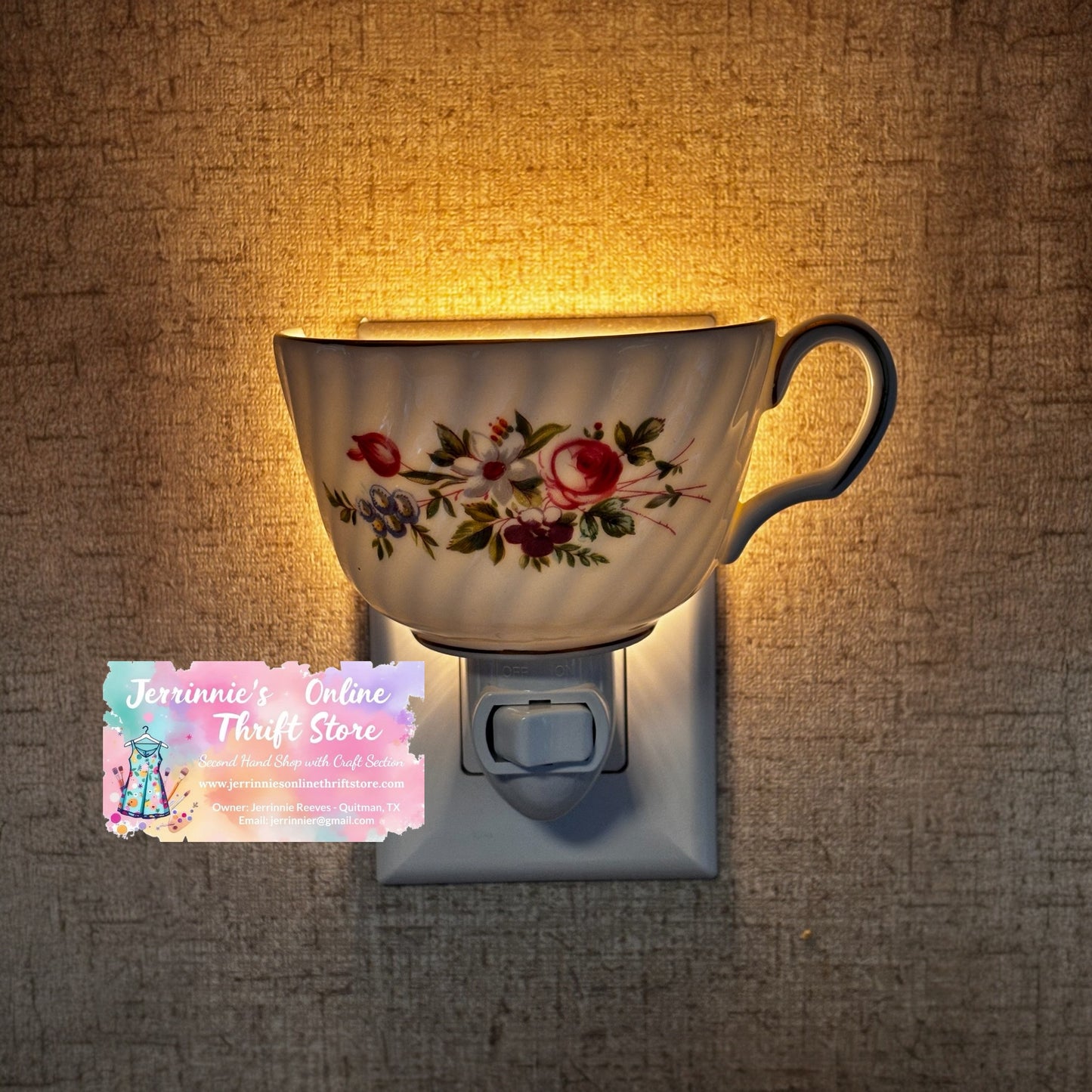Minton Marlow Teacup Night Light Set (2 Pieces)