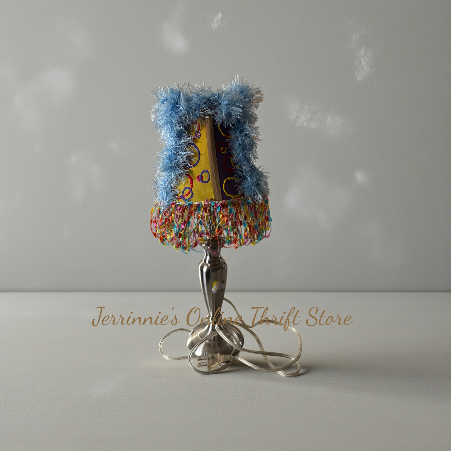 Fancy Lamp With Fun Shade
