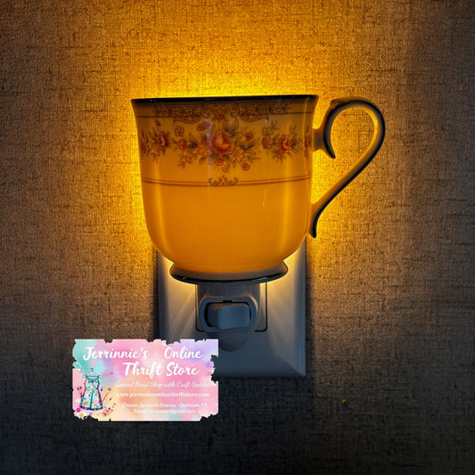Noritake Shenandoah Handcrafted Teacup Night Light Set
