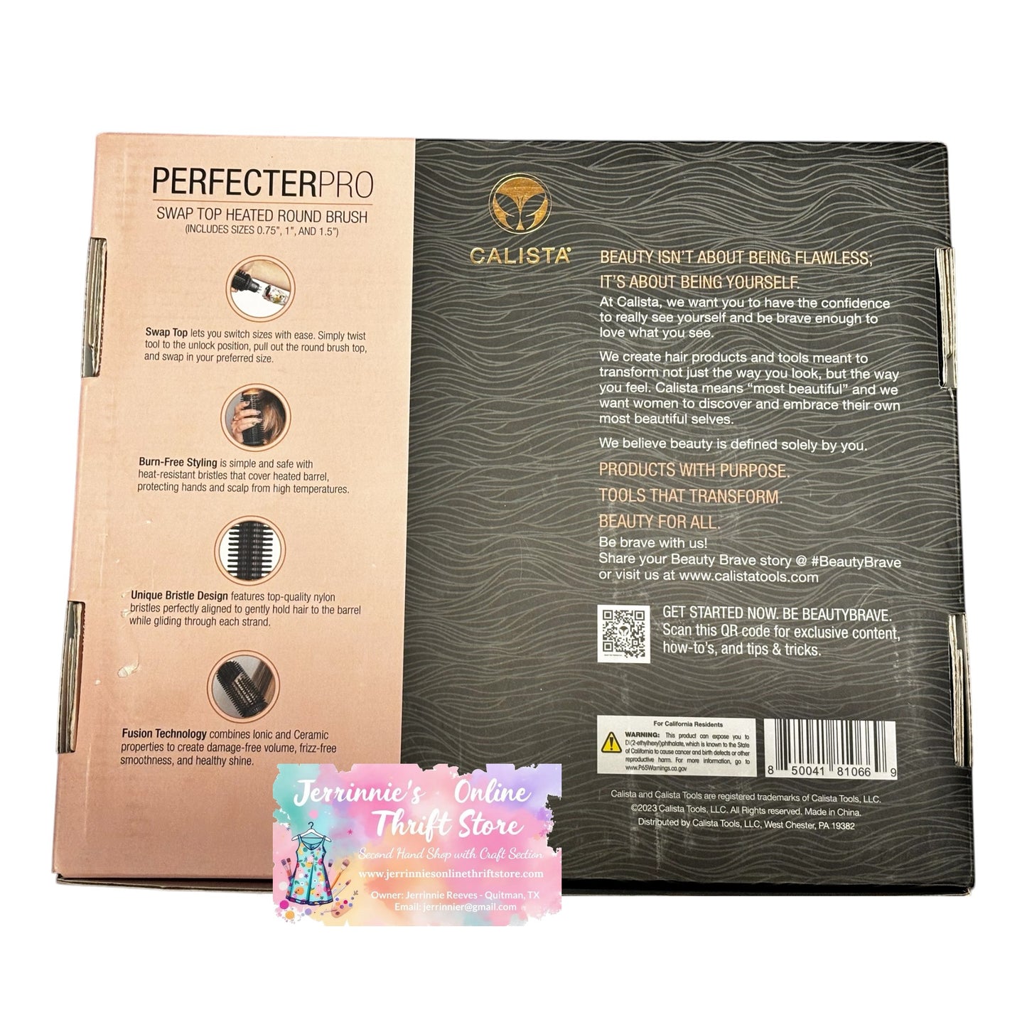 Calista Perfecter Pro Swap Top Heated Round Brush Set