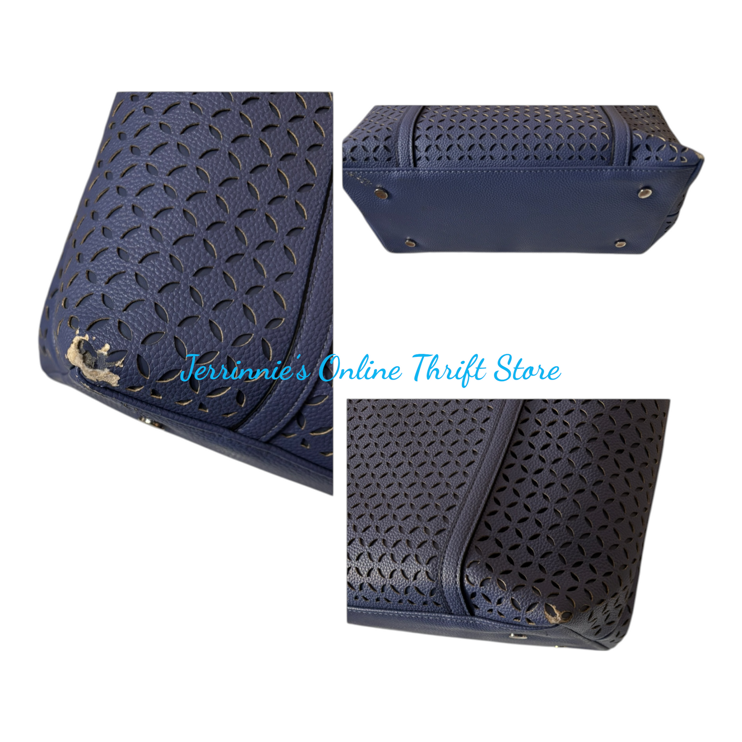 Dana Buchman Leather Tote Bag