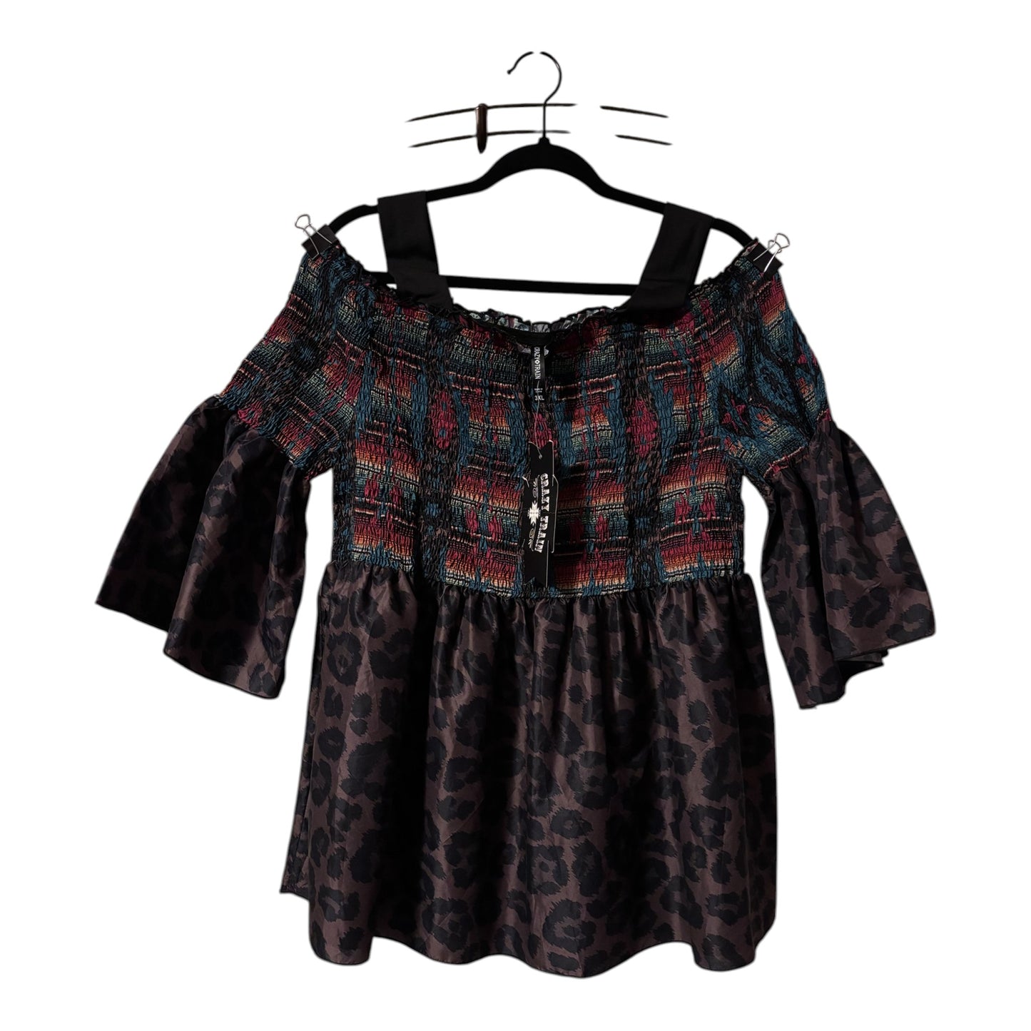 Crazy Train 3XL New Karisma Leopard Top