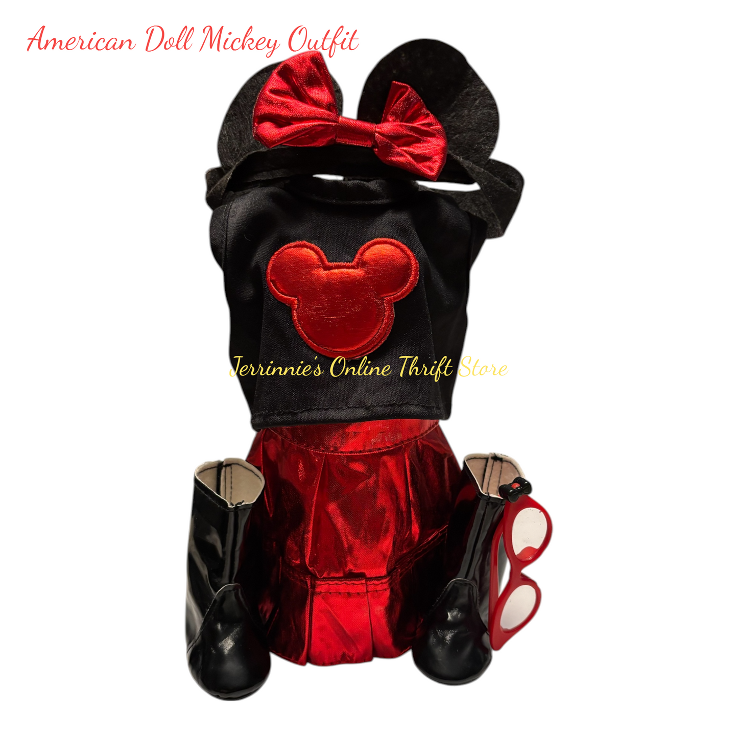Minnie Mouse Outfit For American Girl Doll