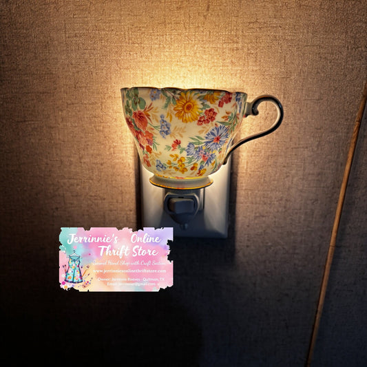 Aynsley Chintz Floral Tea Cup Night Light