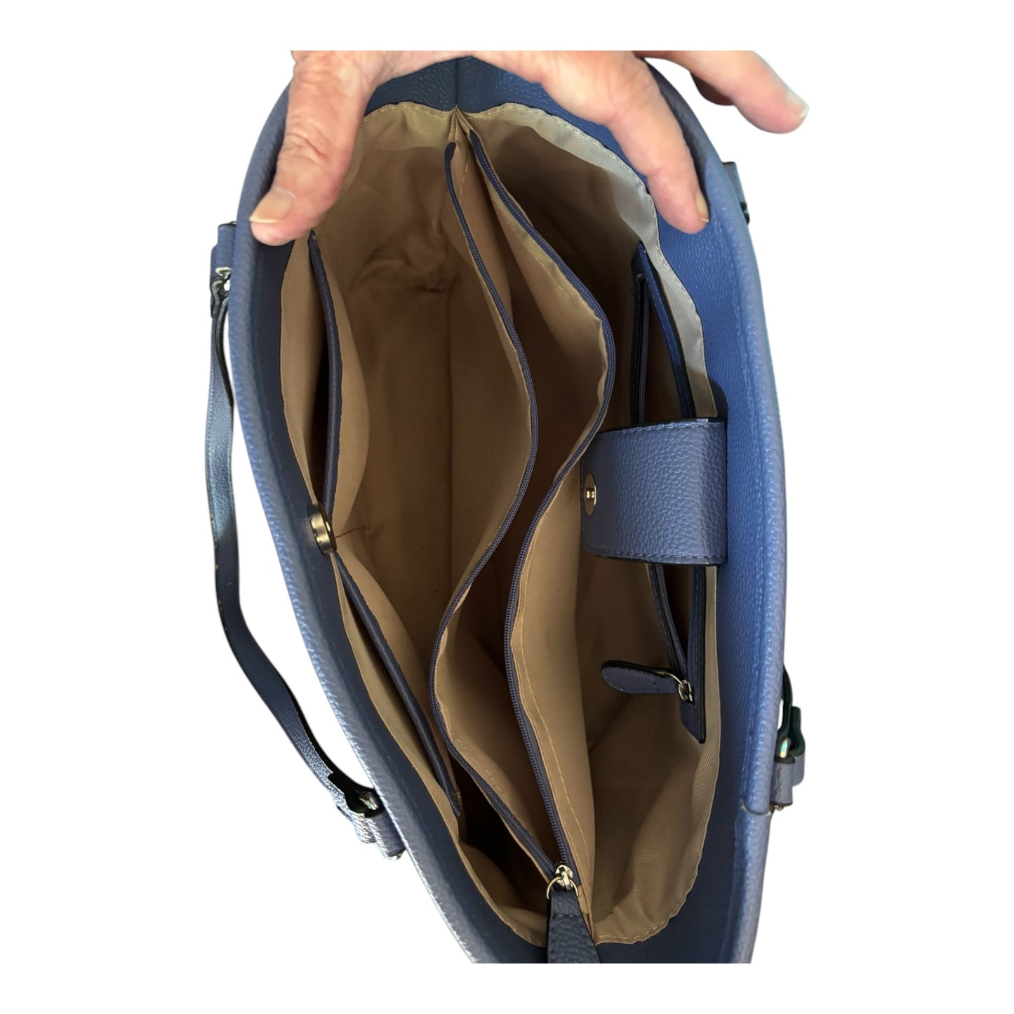 Dana Buchman Leather Tote Bag