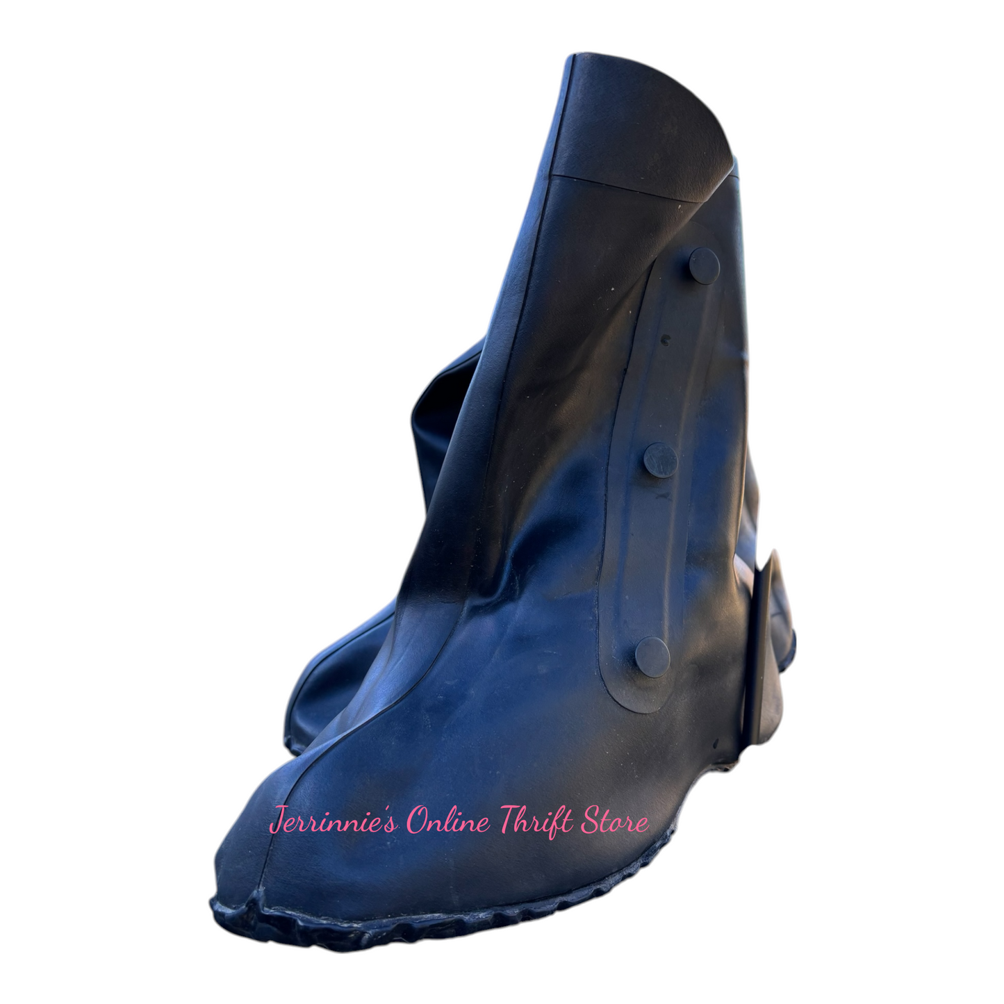 Black Rubber Military Overboots