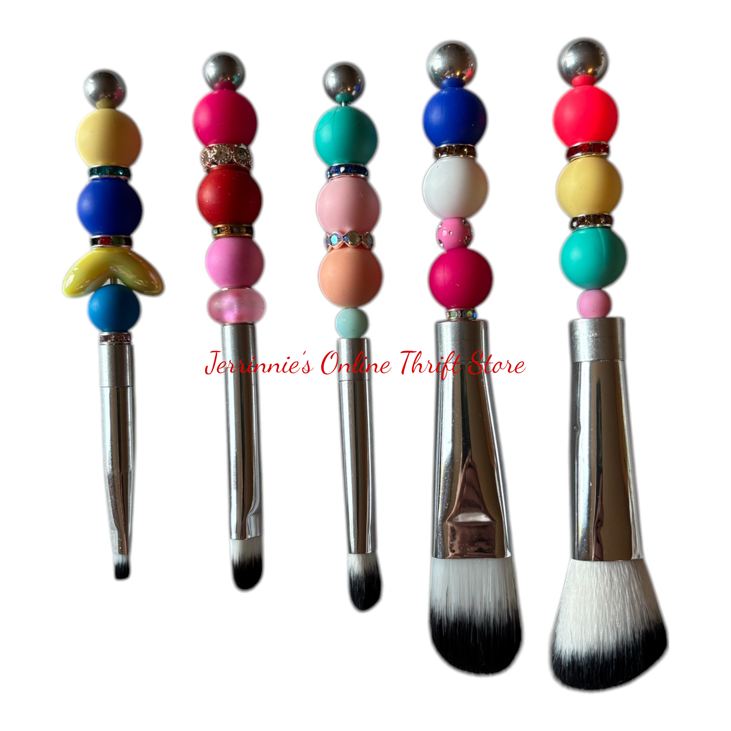 Custom Made Bling Makeup Brush Set A