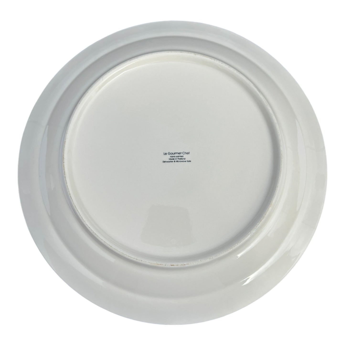 Le Gourmet Chef Over Sized Plate with Santa