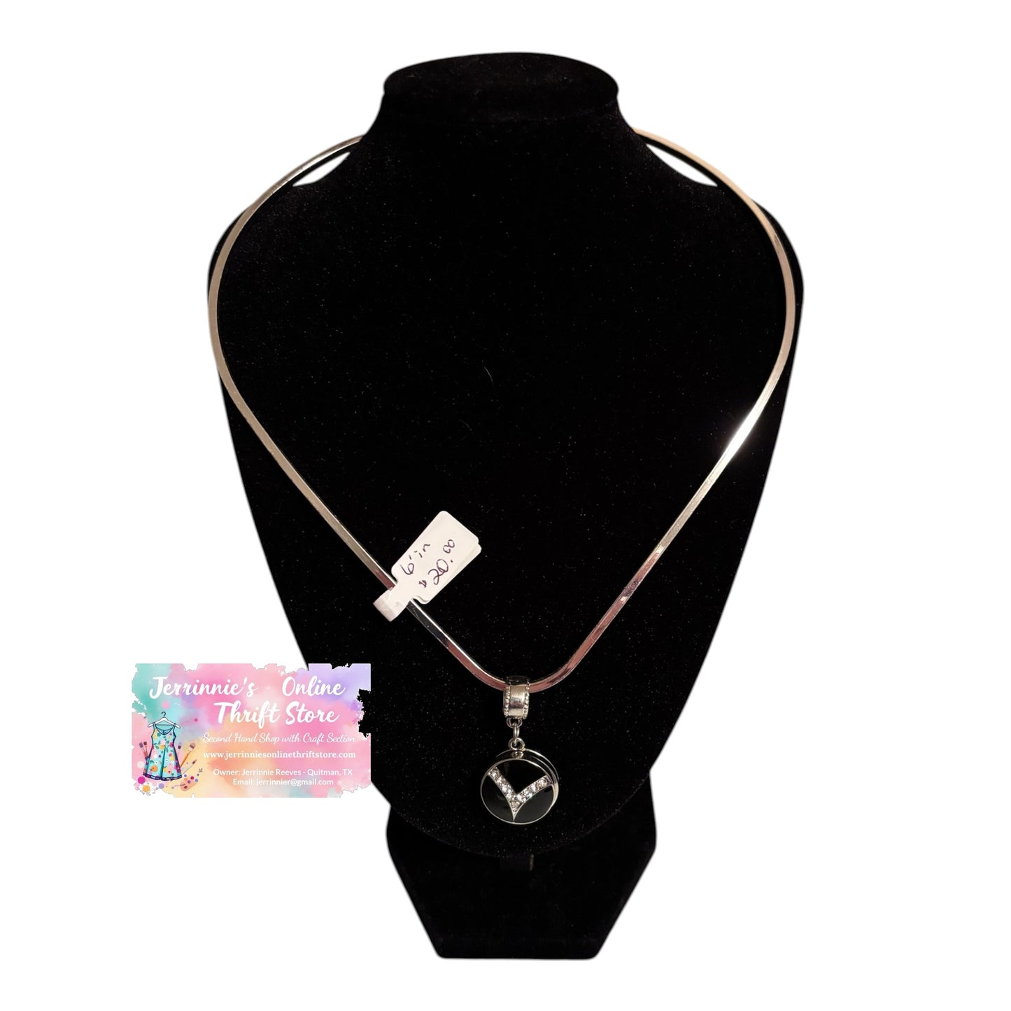 Vintage Wire Collar Necklace with Snap