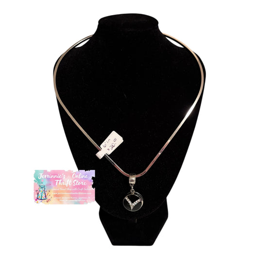 Vintage Wire Collar Necklace with Snap