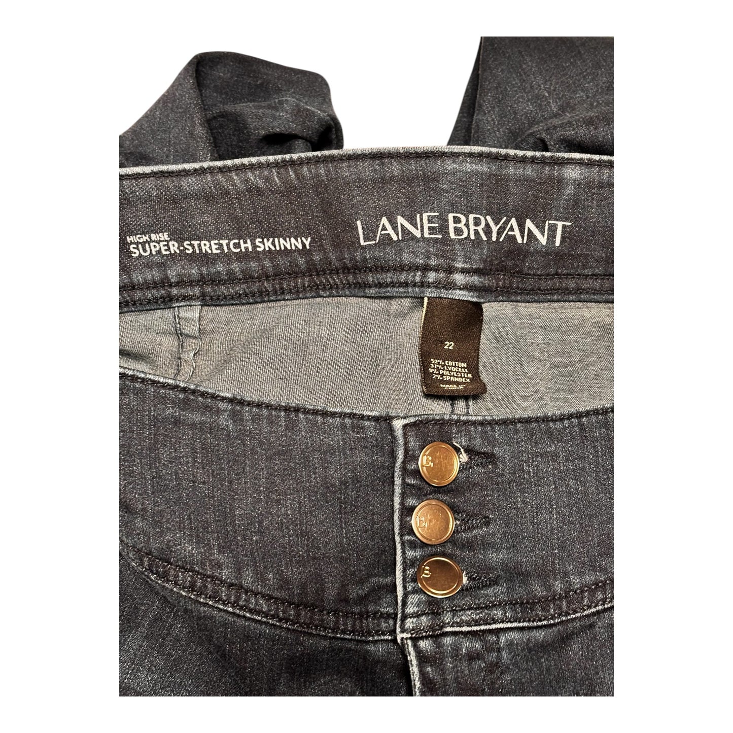 Lane Bryant High Rise Super-Stretch Skinny Jeans – Size 22