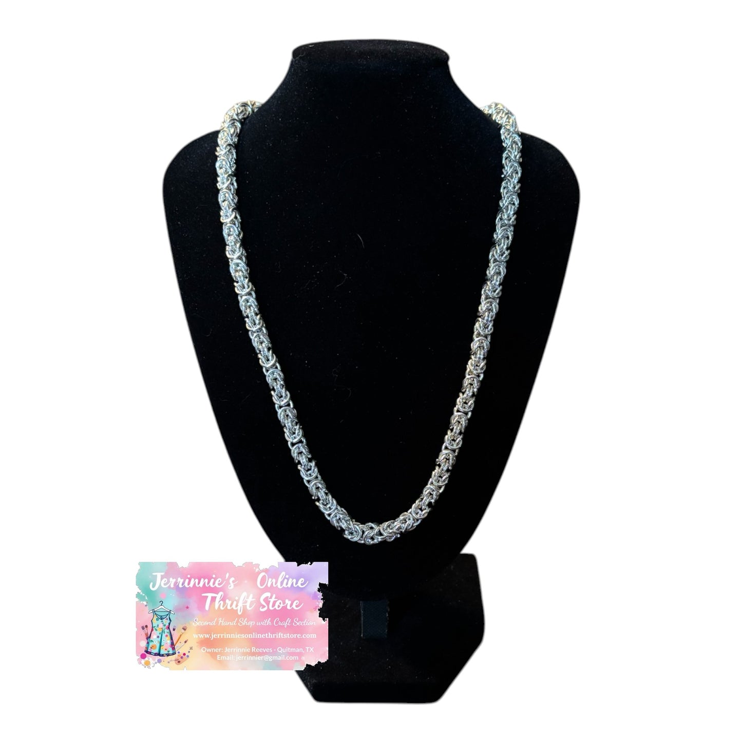Twisted Rope Chain Silver Plated