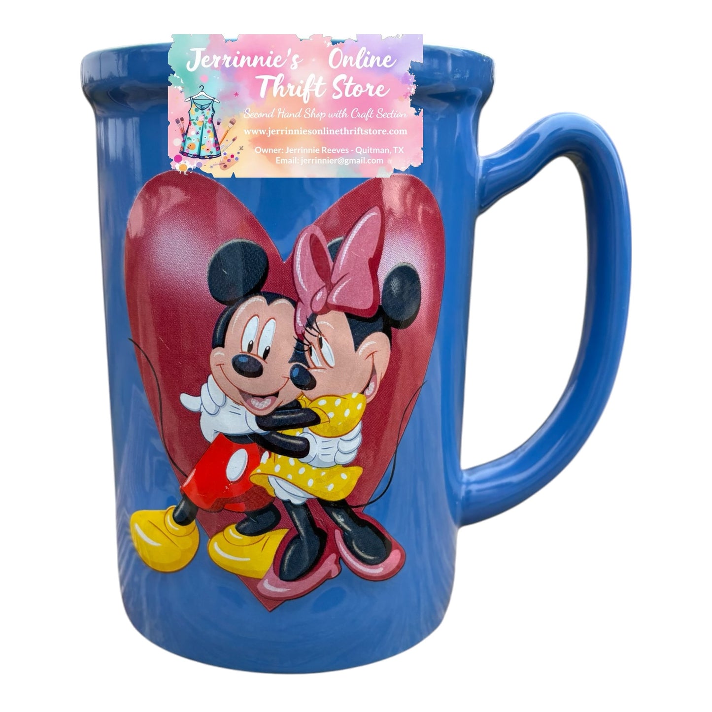 Disney Mickey and Minnie Mouse 3-D coffee mug