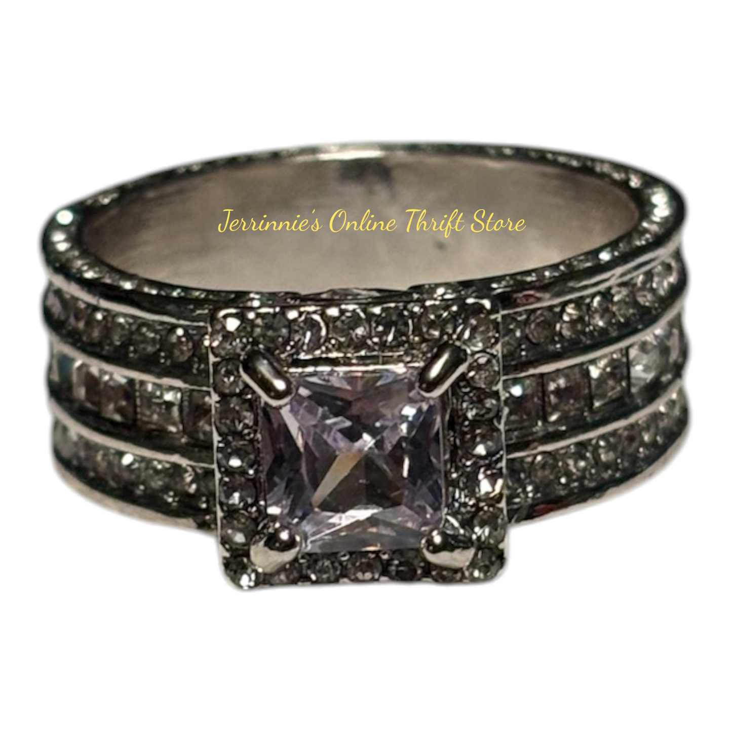 Wedding Ring Silver Plated