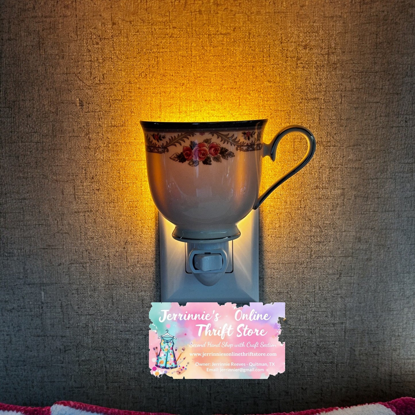 Lenox Country Romance Teacup Night Light