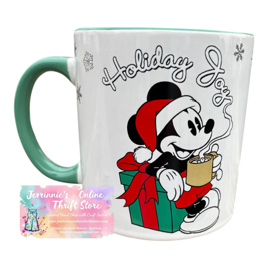 Disney Mickey Mouse "Holiday Joy" Christmas mug