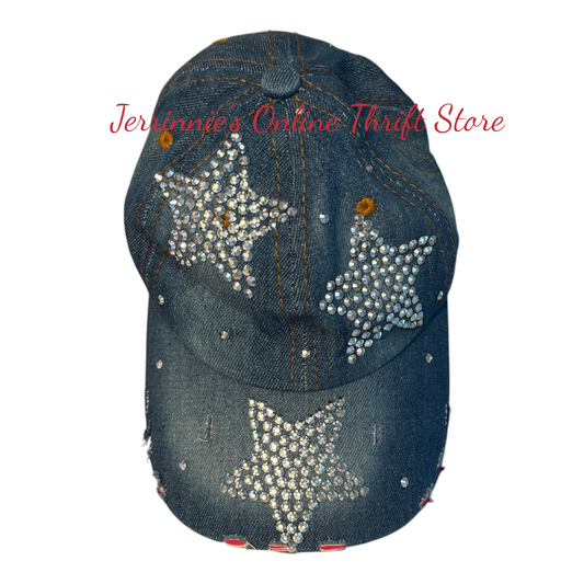 Baseball Cap Bling Rhinestone