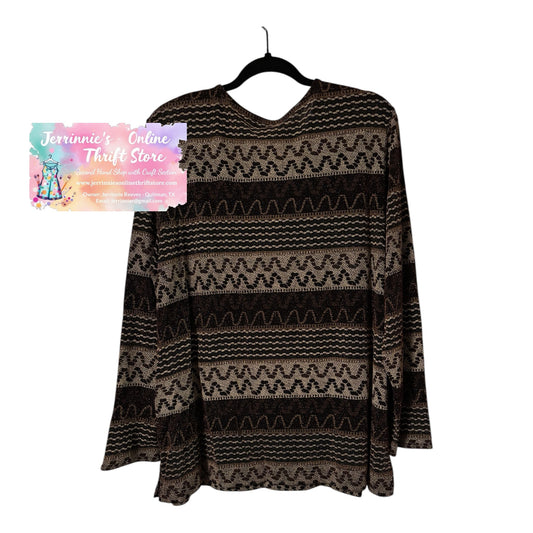 Erin London Women's Long Sleeve Top Size XL